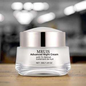 Crème de nuit pour le <span class=keywords><strong>visage</strong></span> de qualité supérieure pour femmes et hommes, <span class=keywords><strong>hydratant</strong></span> raffermissant anti-rides avec du rétinol et du bakuchiol 50g, crée une peau éclatante - Product Image 3