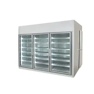 DUSUNG Supermarket Vegetable Storage Walk In Cooler Cold Room Large Freezer Commercial Refrigeration Equipment