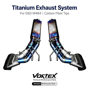 Vortex Titanium Carbon Tip Valvetronic Exhaust For Benz AMG G63 W464 Direct OEM Bolt-On Upgrade <b>Kit</b> - Product Image 1