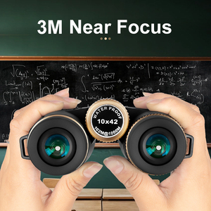 BIJIA 10x42 BAK4 prisme HD <span class=keywords><strong>jumelles</strong></span> étanches de haute qualité optique de Vision à faible luminosité pour la <span class=keywords><strong>randonnée</strong></span> observation des oiseaux chasse - Product Image 6