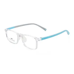 Kacamata anak bingkai kacamata Multi warna kustom kacamata baca tidak dapat dipecahkan bingkai kacamata TR90 aman