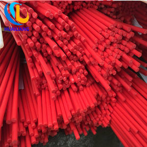 Batang Plastik Polipropilena pp MC Nylon Bulat Merah Ekstrusi Padat Berwarna-warni Tahan Aus dan Berpelumas Sendiri - Product Image 3