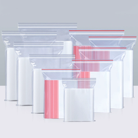 Sacs de Conservation Alimentaire Transparents Refermables, Sacs d'Emballage Alimentaire d'Extérieur avec Logo, Sacs en Plastique Refermables Personnalisables pour Céréales