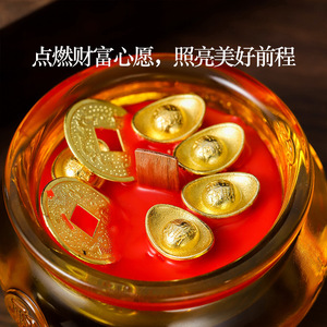 เทียนหอมกลิ่นนอร์เทิร์นมู เทรเชอร์โบวล์ ดีไซน์แท่งทองคำ ทำจากขี้ผึ้งถั่วเหลือง ของตกแต่งบ้าน ของขวัญ - Product Image 5