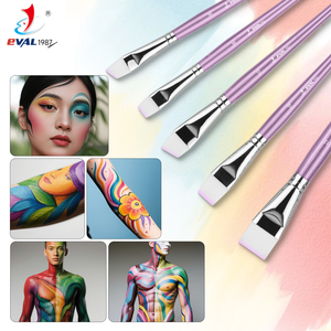 Di alta qualità 11 pz manico in legno di forma diversa in Nylon per capelli artista pennello <span class=keywords><strong>pittura</strong></span> per il viso <span class=keywords><strong>pennelli</strong></span> per arte Graffiti - Product Image 5