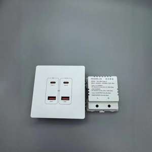 <b>Usb</b> Socket Panel 86 Type <b>C</b> 5V 3.1A Fast Charging Copper For Home Office Renovation Export - Product Image 3