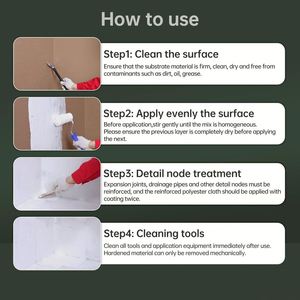 Revestimiento de Poliurea Moderno para Exteriores, de Dos Componentes, Color Sólido, Ecológico, Duradero, Material Impermeabilizante para Paredes Exteriores de Azulejos - Product Image 6