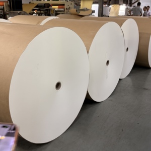 Rouleau de papier kraft enduit de PE de largeur personnalisée, résistant à la graisse, pour l'emballage alimentaire à emporter (fast-food) - Product Image 3