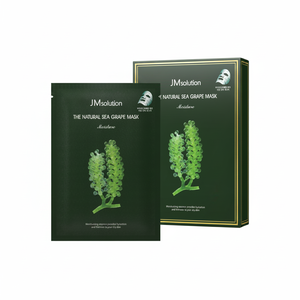 JMsolution หน้ากากกรดไฮยาลูโรนิกองุ่นองุ่นทะเลธรรมชาติ10ชิ้นผ้าฝ้ายบำรุงผิวหลัก Aha - Product Image 2