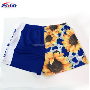 Индивидуальная австралийская западная страна, летние шорты для регби для детей и мужчин с карманами и молниями, с сублимационной подкладкой - Product Image 3