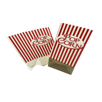 Emballage de conteneur de boîte de pop-corn en papier personnalisé jetable écologique