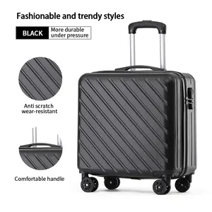 महिलाओं के लिए अनुकूलित 18 इंच छोटा मिनी ट्रॉली सूटकेस, पासवर्ड के साथ यात्रा बॉक्स, 20 इंच सामान यात्रा बैग यात्रा सामान