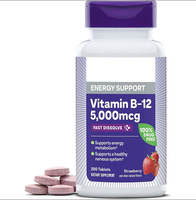 Vitamine B12 OEM 5 000 mcg à dissolution rapide, complément de vitamine B12, soutient un système nerveux et un métabolisme énergétique sains