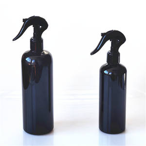 Flacone Vuoto Ricaricabile Rotondo Nero da 100ml 200ml 250ml 500ml in <span class=keywords><strong>Plastica</strong></span> PET per Igienizzante Mani Alcolico, Detergente o Spray a Nebulizzazione Fine - Product Image 4