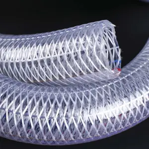 Weifang-manguera de succión de alambre de acero, PVC, transparente, Flexible