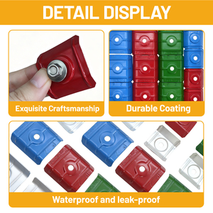 Clips Antiviento para Techos de Acero Prepintado Trapezoidal, para Tornillos Autorroscantes en Techos de <span class=keywords><strong>Placas</strong></span> de Acero Prepintado - Product Image 4