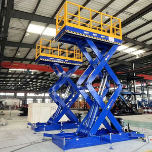 Plataforma elevadora de tijera eléctrica de alta calidad, elevador fijo estacionario con Material de acero de alta calidad, alimentación de CA para uso doméstico y agrícola - Product Image 1