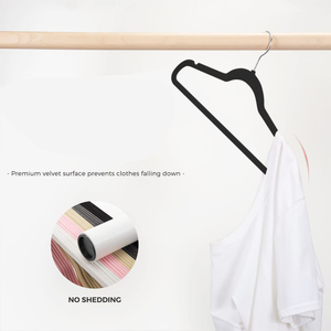 Cintres en velours pour vêtements, vente chaude, directement de l'usine - Product Image 5