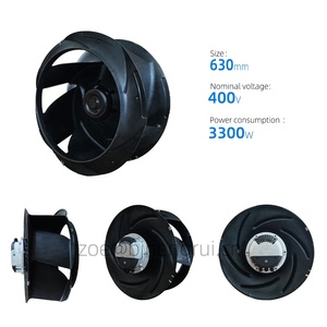 Ventilador con Motor EC R3G630-FB32-03 400V K3G630-FB32-03/F01 400RPM, Ventiladores EC para Unidades de Manejo de Aire (UMA), Ventilador Centrífugo de Refrigeración - Product Image 2