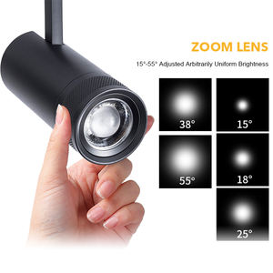 현대 디밍이 가능한 트랙 스포트라이트 눈부심 방지 10w 15w 20w 24w 30w 32w 36w 40w 줌 가능 Led 트랙 라이트 - Product Image 3