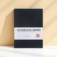 Promotion : Carnet A5 personnalisable en cuir PU, couverture rigide, 100 feuilles, reliure économique en gros, sangle élastique, logo personnalisé