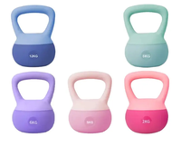 Kettlebell souple rempli de sable TOPKO en PVC, 4-24 kg, antidérapant, sûr, pour la maison, la salle de sport, les débutants, entraînement de force