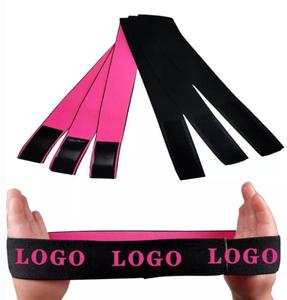 Logo personalizzato regolabile di alta qualità tessuto fettuccia Melt <span class=keywords><strong>Band</strong></span> Edge <span class=keywords><strong>Slayer</strong></span> frontale Head Wraps parrucca per capelli in pizzo fascia elastica per parrucche - Product Image 3