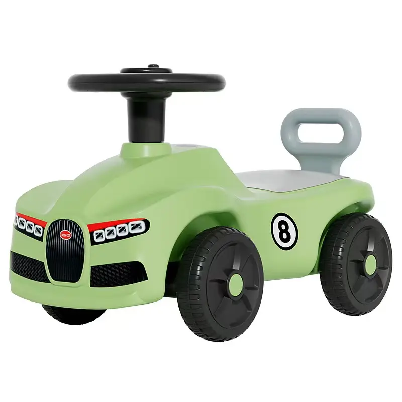 Coche giratorio para niños de 1 a 10 años, patinete para bebés con música para hombres y mujeres que pueden sentarse en cuatro ruedas, coche de bloques de juguete