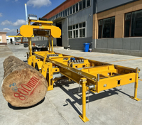 Scierie à ruban horizontale 36 pouces, automatique, portable, 11 kW, scierie électrique, coupe de bois, traitement du bois, machine forestière robuste