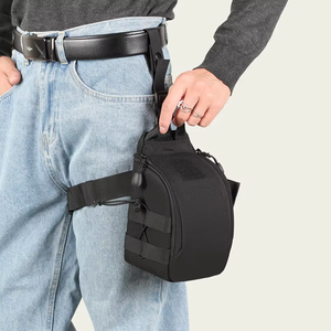 Riñonera táctica para pierna caída, paquete de botiquín de primeros auxilios, riñonera de almacenamiento médico, bolsillo compacto para medicina de <span class=keywords><strong>supervivencia</strong></span> para emergencias - Product Image 5
