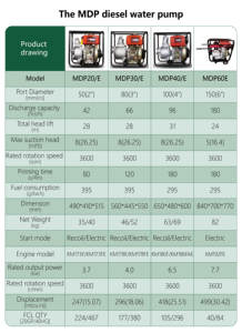 <span class=keywords><strong>Pompe</strong></span> à eau diesel MLG MDP20/E à <span class=keywords><strong>fonctionnement</strong></span> facile, débit <span class=keywords><strong>de</strong></span> 42 m³/h, hauteur <span class=keywords><strong>de</strong></span> refoulement <span class=keywords><strong>de</strong></span> 28 m, aspiration <span class=keywords><strong>de</strong></span> 8 m avec démarrage par lanceur à rappel - Product Image 2