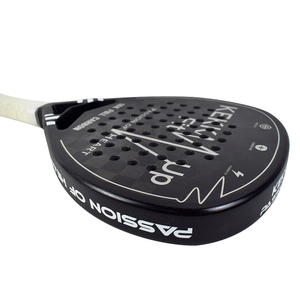 <span class=keywords><strong>Raquette</strong></span> de padel professionnelle OEM de qualité supérieure, en fibre de verre et carbone, avec tête en forme de goutte d'eau et diamants 18K - Product Image 6