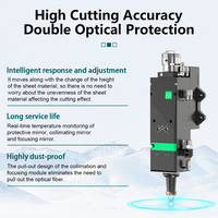 Machine de découpe laser à fibre automatique de haute précision Rayther avec refroidissement par eau, haute performance pour le traitement des métaux