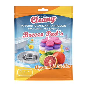 Désodorisant pour salle de bain Cleany Breeze Pad's aux senteurs d'agrumes, durée de 3 mois - Product Image 2