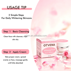 Crema Blanqueadora Vegana OTVENA con Ácido Hialurónico, Crema Hidratante Facial y para Manos, Cruelty-Free para Mujeres, Elimina Pecas y Acné - Product Image 5