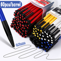 Stylo bille rétractable en plastique en gros, logo personnalisé, écriture fluide, pointe de 0,7 mm, rechargeable, pour l'école, le bureau, les étudiants, papeterie promotionnelle