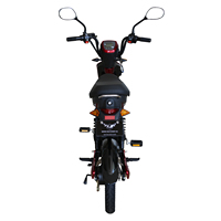 Moped électrique EEC 350W 48V 12Ah avec batterie au plomb amovible, autonomie 45 km, vitesse 25 km/h, roue de 18 pouces, frein à disque hydraulique, écran LCD intelligent, COC