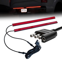 12V 4Pin Plug Double Couleur LED Feu Arrière Bande En Aluminium Étanche Clignotant pour Camion Remorque Dur Pickup Offroad Light Bar