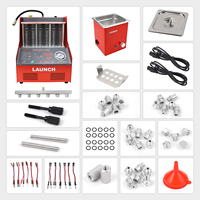 Limpiador y Probador de Inyectores LAUNCH CNC602A para Gasolina con Transformador de 220V, 1 Año de Garantía, Pantalla Digital