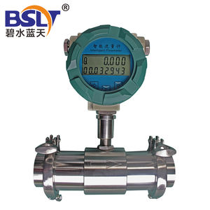 Aanpasbare Roestvrijstalen Digitale Turbine Flow Meter Met Lcd-Display Voor Pekel Zout Water Vloeistof Medium - Product Image 1
