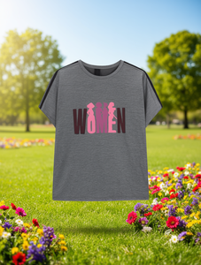 T-Shirt Sportiva Casual da Donna, Maniche Corte, Collo Tondo, Stampa su Jersey 100% Poliestere, Vestibilità Regolare Primavera-Estate - Product Image 2