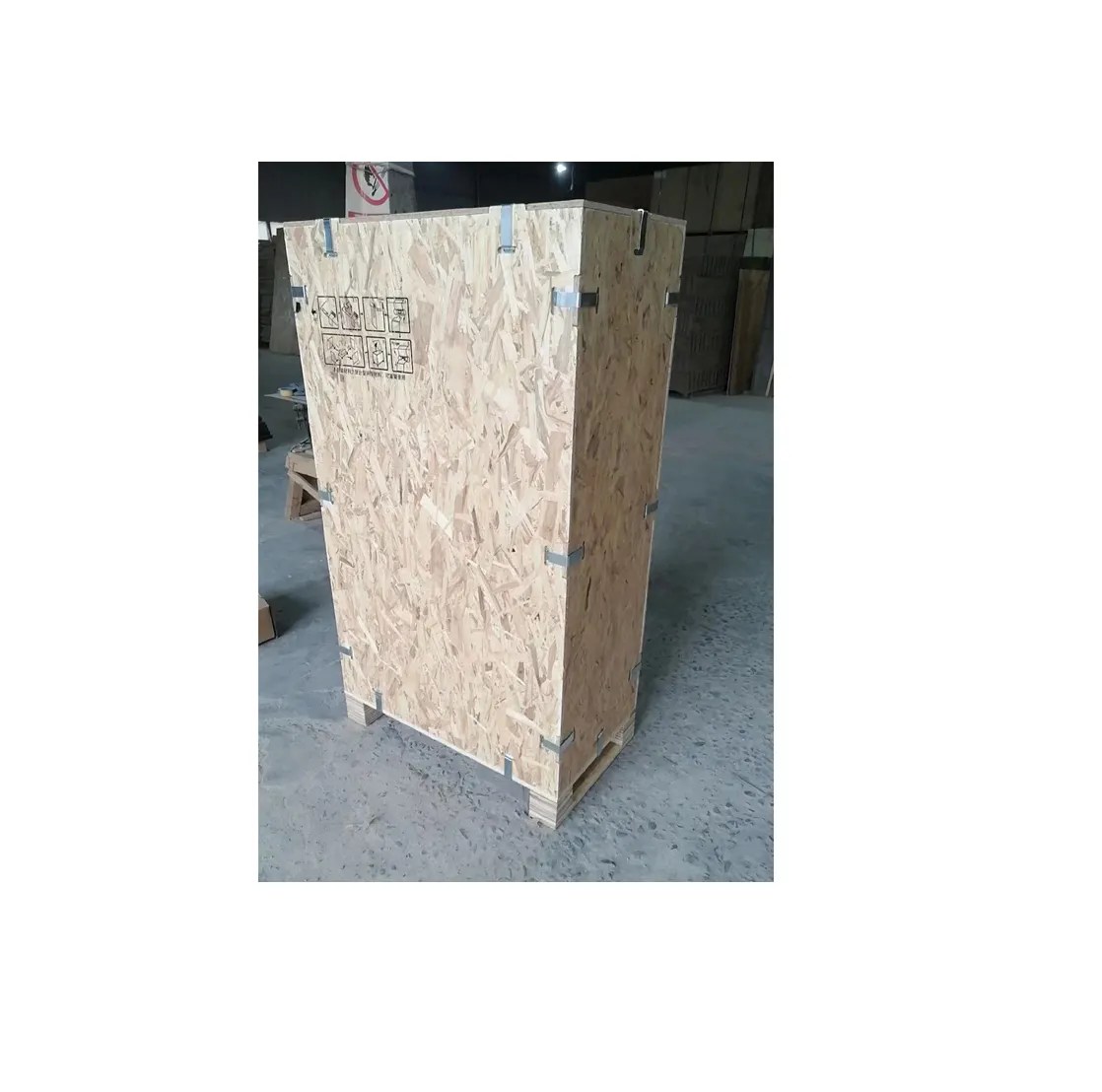 Wholesales 1200x 800x 200 mm made from plywood foldable crates transportation shipping crate from Chinese manufacturer