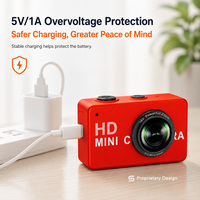 Nouveauté : Caméra d'action portable 16,6g, vidéo HD 1080P, écran IPS 0,96 pouces, rechargeable Type-C, mini-enregistreur pour animaux de compagnie et cyclistes