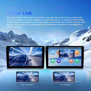 Hicar แดชบอร์ดแบบพกพาเครื่องเชื่อมต่อระหว่างกันไร้สาย CarPlay ควบคุมกลางนำทางหน้าจอแอปเปิ้ลแอนดรอยด์ - Product Image 4
