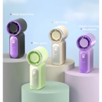 Mini ventilateur portable USB rechargeable ultra-rapide 100 vitesses, puissant, pour voyage et extérieur