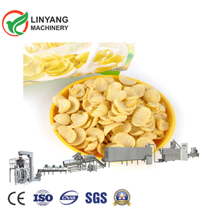Machine d'extrusion automatique complète en acier inoxydable certifiée CE pour la fabrication de <span class=keywords><strong>cornflakes</strong></span> pour le petit-déjeuner - Product Image 1