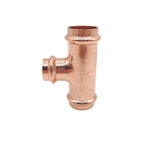 Té de presse en cuivre profilé en V de type <span class=keywords><strong>M</strong></span> haut de gamme pour système de tuyauterie d'eau et de gaz - Product Image 3