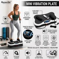 Ganzkörper-Vibrationsmassagegerät Vibrationsplatte Trainingsgerät zur Gewichtsreduktion Heimtherapie Schlankheitsgerät für Fitness-Studio Tragbar und Kompakt