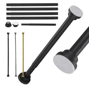 Barra Telescópica de Acero Inoxidable, Estilo Moderno y Minimalista, para Cortina de <span class=keywords><strong>Ducha</strong></span> de Baño, Perchero Extensible para Ropa de Dormitorio - Product Image 1