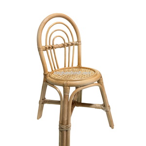 Silla de mimbre natural hecha a mano para niños, asiento infantil para fiestas de cumpleaños y eventos, hecho en Vietnam. - Product Image 5